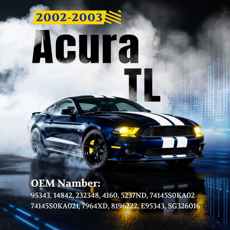 ARANA Hood Struts for Acura TL 2002 2003, Front Engine Hood Rods Shocks Lift Support for Acura TL Base Type-s Sedan, Replaces OEM SG326016, 2 Pcs - Image 2